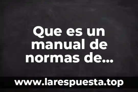 Que es un manual de normas de identidad grafica