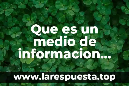 Que es una cedulas de informacion 3 Que es un medio de informacion electronico