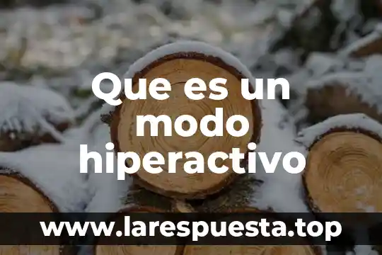 Que es el modo dfu del ipod 8 Que es un modo hiperactivo
