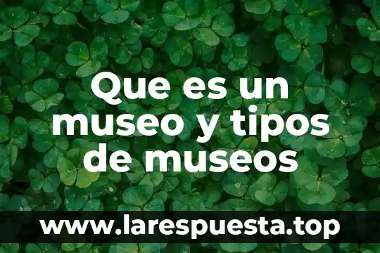Que es una oracion y tipos de oracion 8 Que es un museo y tipos de museos