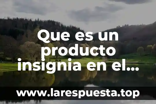 Que es un producto insignia en el marketing
