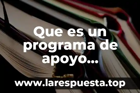 Que es un programa de apoyo banamex