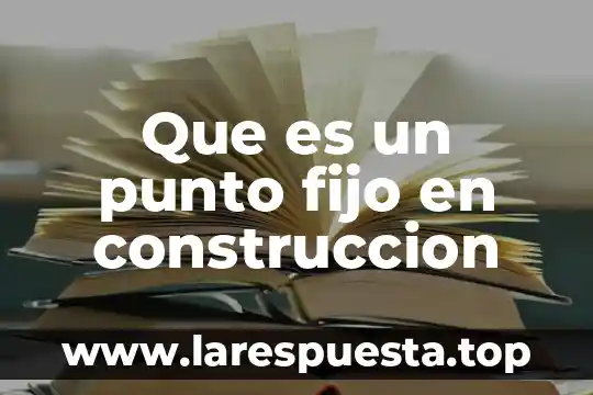 Que es el punto optimmo de las enzimas 8 Que es un punto fijo en construccion