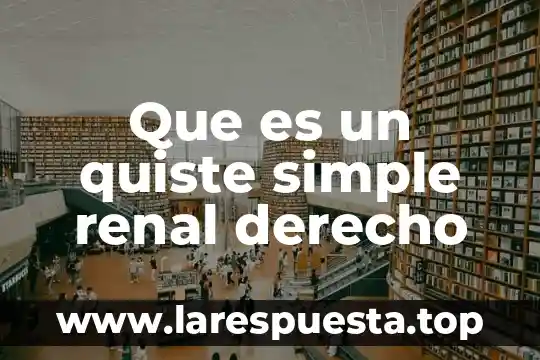 Que es muestreo aleatorio simple tipos 3 Que es un quiste simple renal derecho