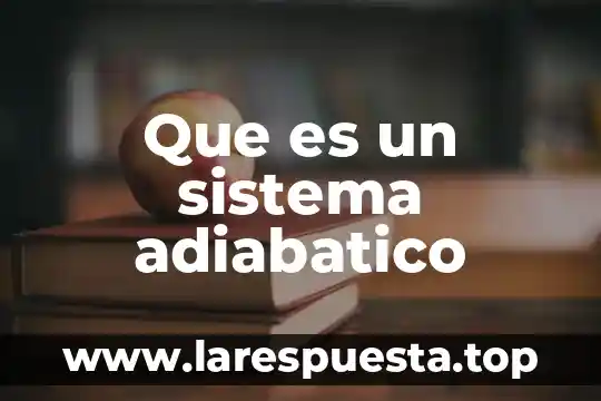 Que es sistema de enfriamiento cenital 3 Que es un sistema adiabatico