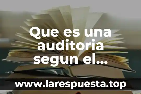 Qué es el código de la gente en rep 7 Que es una auditoria segun el codigo