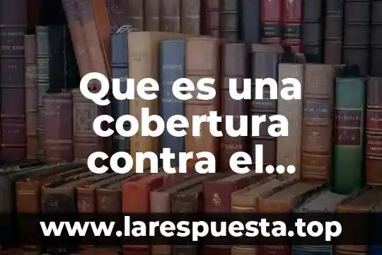 Qué es la cobertura de alumbrado público 8 Que es una cobertura contra el riesgo de no pago