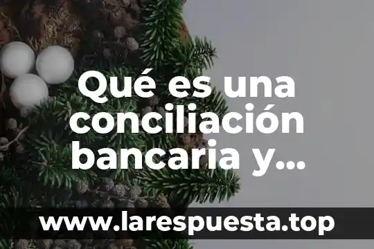 Qué es una conciliación bancaria y ejemplo