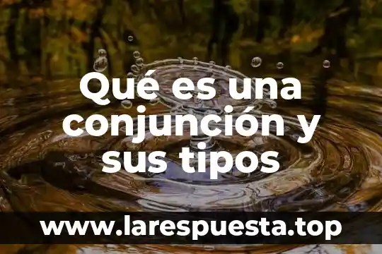 Que es la fuerza y que tipos de fuerzas hay 5 Qué es una conjunción y sus tipos