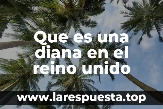Que es una diana en el reino unido