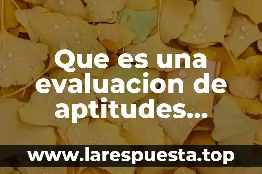 Qué es una propiedades físicas tiene una gelatina 5 Que es una evaluacion de aptitudes fisicas