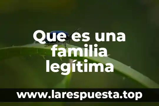 Que es un trastorno sexual psicologia 8 Que es una familia legítima
