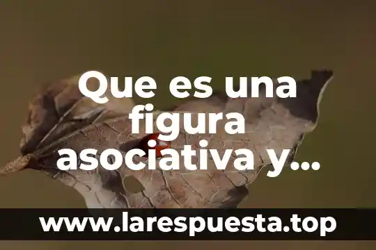 Que es una figura asociativa y ejemplos