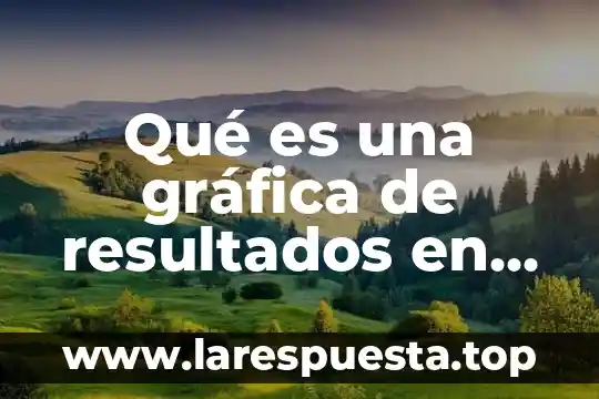 Que es lo que lleva los resultados de un proyecto 4 Qué es una gráfica de resultados en un mercado