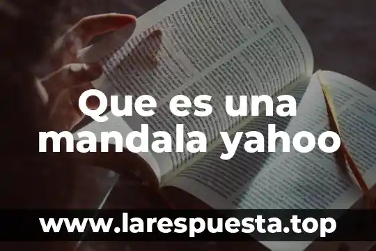 Que es una mandala yahoo