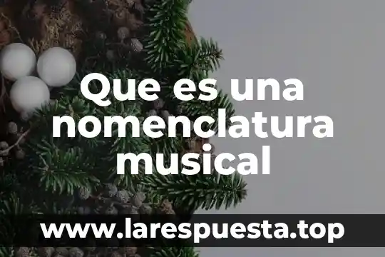 Qué es musical chair 7 Que es una nomenclatura musical