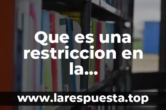 Qué es outsourcing en administración 7 Que es una restriccion en la administracion