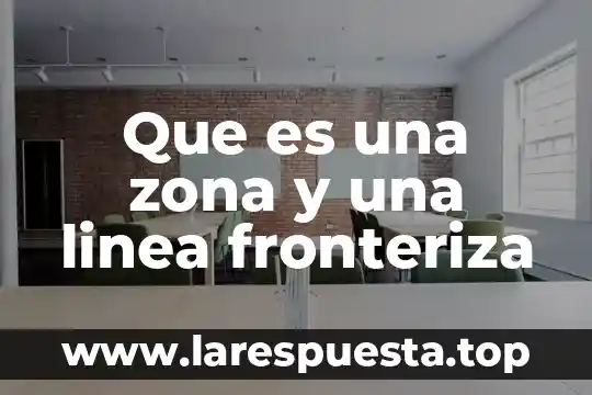 Que es el programa de recompensas mi infonavit 6 Que es una zona y una linea fronteriza