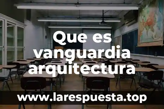 Que es metraje en arquitectura 5 Que es vanguardia arquitectura