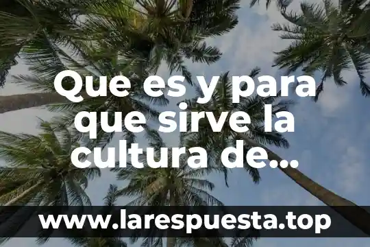 Que es y para que sirve la cultura de legalidad