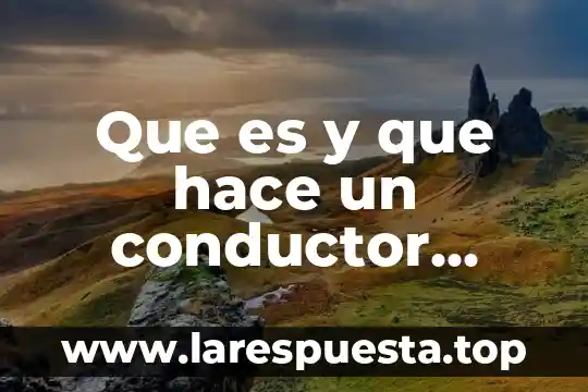 Que es resistencia eléctrica de un conductor 4 Que es y que hace un conductor electrico