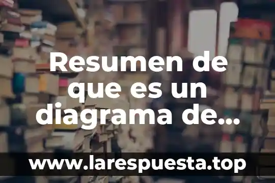 Que es un diagrama de proceso y de flujo 4 Resumen de que es un diagrama de flujo