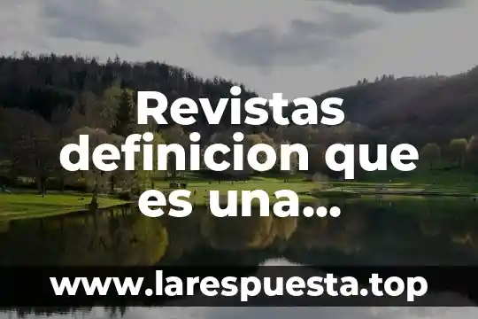 Revistas definicion que es una estacion servicio