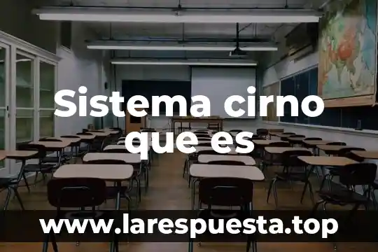 Que es un sistema bems 7 Sistema cirno que es