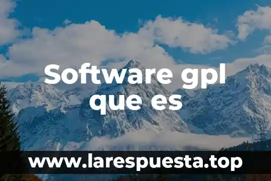 Software Crocodile que es 8 Software gpl que es