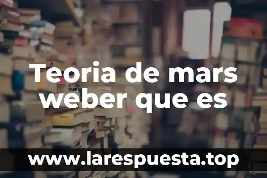 Que es la tarjeta regular sim card 6 Teoria de mars weber que es