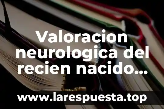 Valoracion neurologica del recien nacido que es