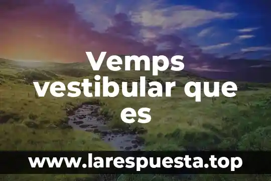 Vemps vestibular que es