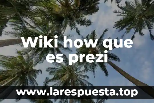 Canción que es pra música y dice how yeah 6 Wiki how que es prezi